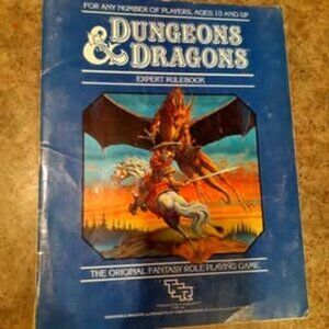 Dungeons and Dragons vintage expert rule book